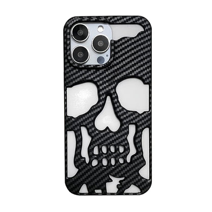 Hollow Skull Heat‑Dissipation Phone Case For iPhone