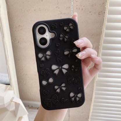 New Hollow Out Cute Pretty Bowknot Soft Silicone Phone Case