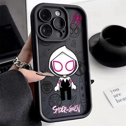 Miles Morales Spider Gwen Marvel Case For Apple iPhone