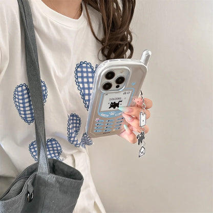 New HelloKitty Lovely Anti-Fall Cover Funda For iPhone