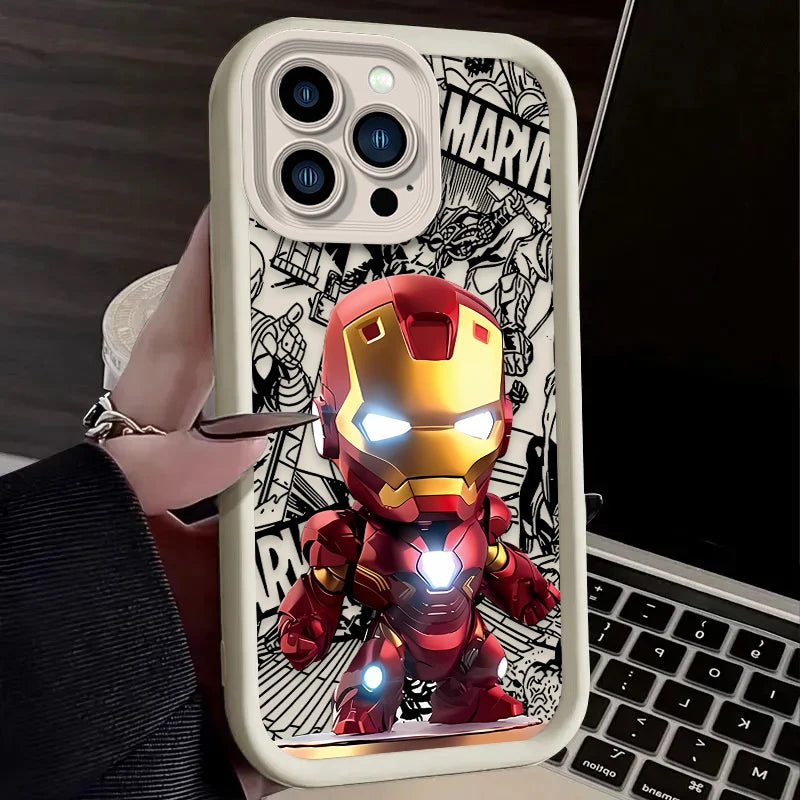Marvel Spider Man Iron Man Version Case For iPhone