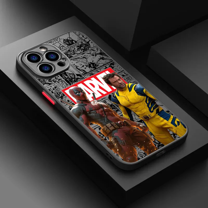 Marvel Deadpool Wolverine Phone Case For iPhone