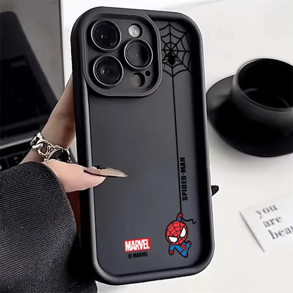 Cute Marvel Spider Gwen Morales Spiderman Case For Apple iPhone