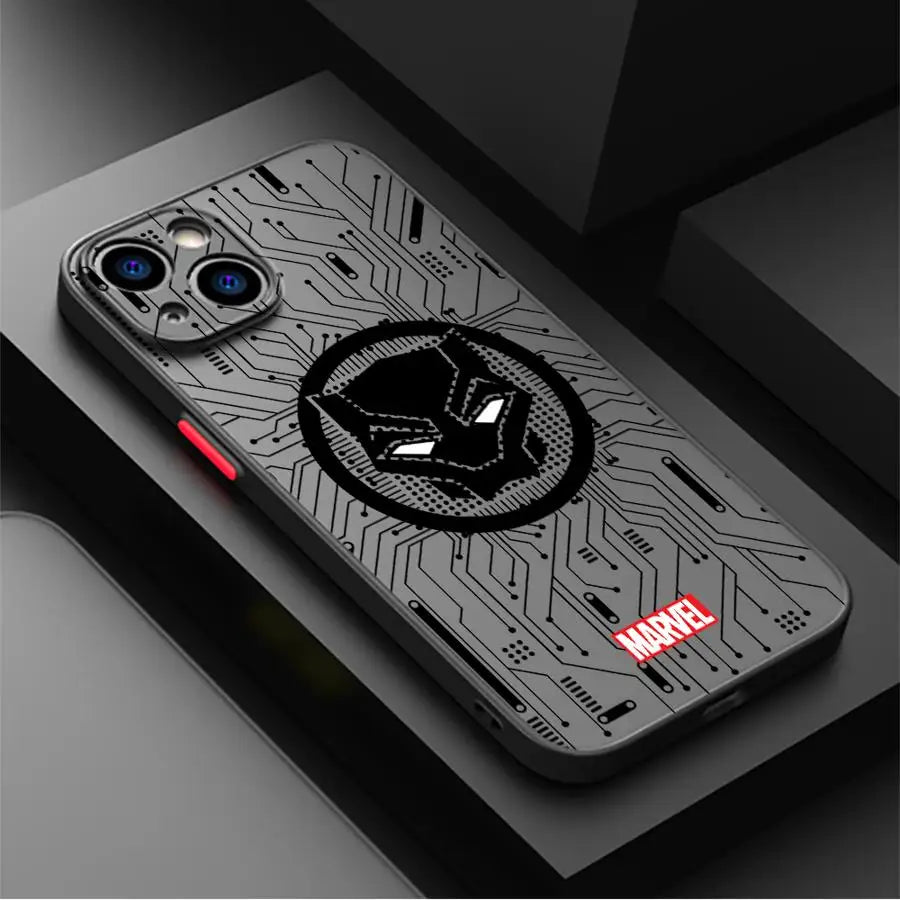 Case For iPhone Back Phone Cover Marvel Spider Man Logo