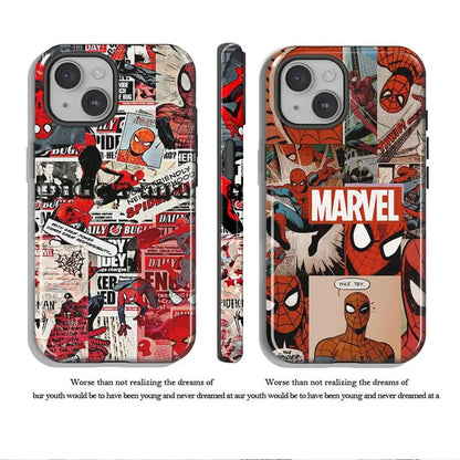 Case For iPhone Hard Phone Cover Marvel Spider Man