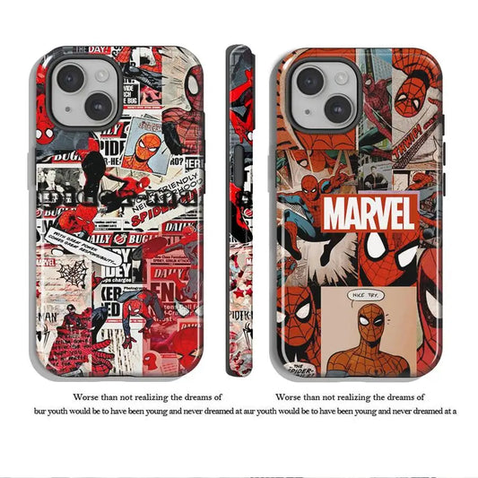 Case For iPhone Hard Phone Cover Marvel Spider Man