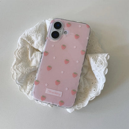 Pink Rose Flower Bracelet Pendant Phone Case