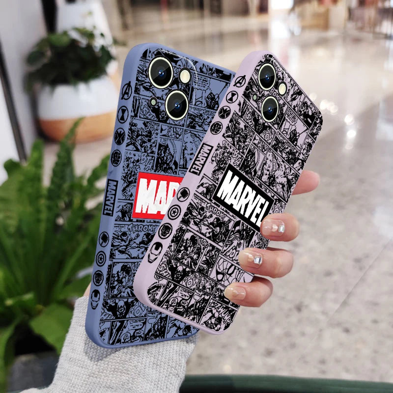 Marvel Superhero Cartoon For Apple iPhone
