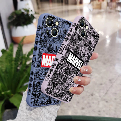 Marvel Superhero Cartoon For Apple iPhone