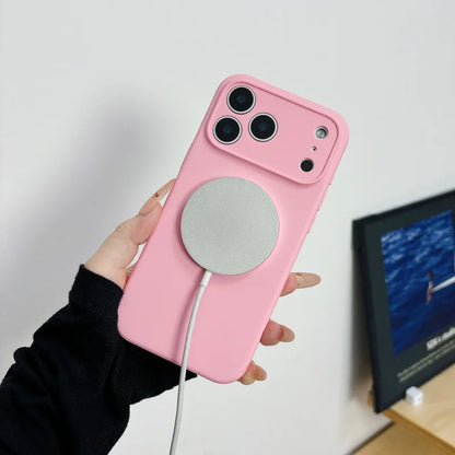 Luxury Liquid Silicone Magsafe Magnetic Phone Case For iPhone