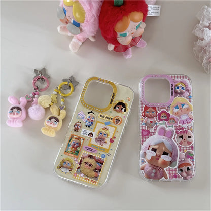 Kawaii Cartoon Girl Phone Case For iPhone