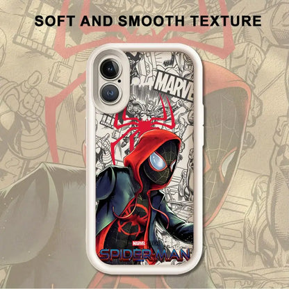 Cute Marvel Spider Men Case For iPhone Soft Shell