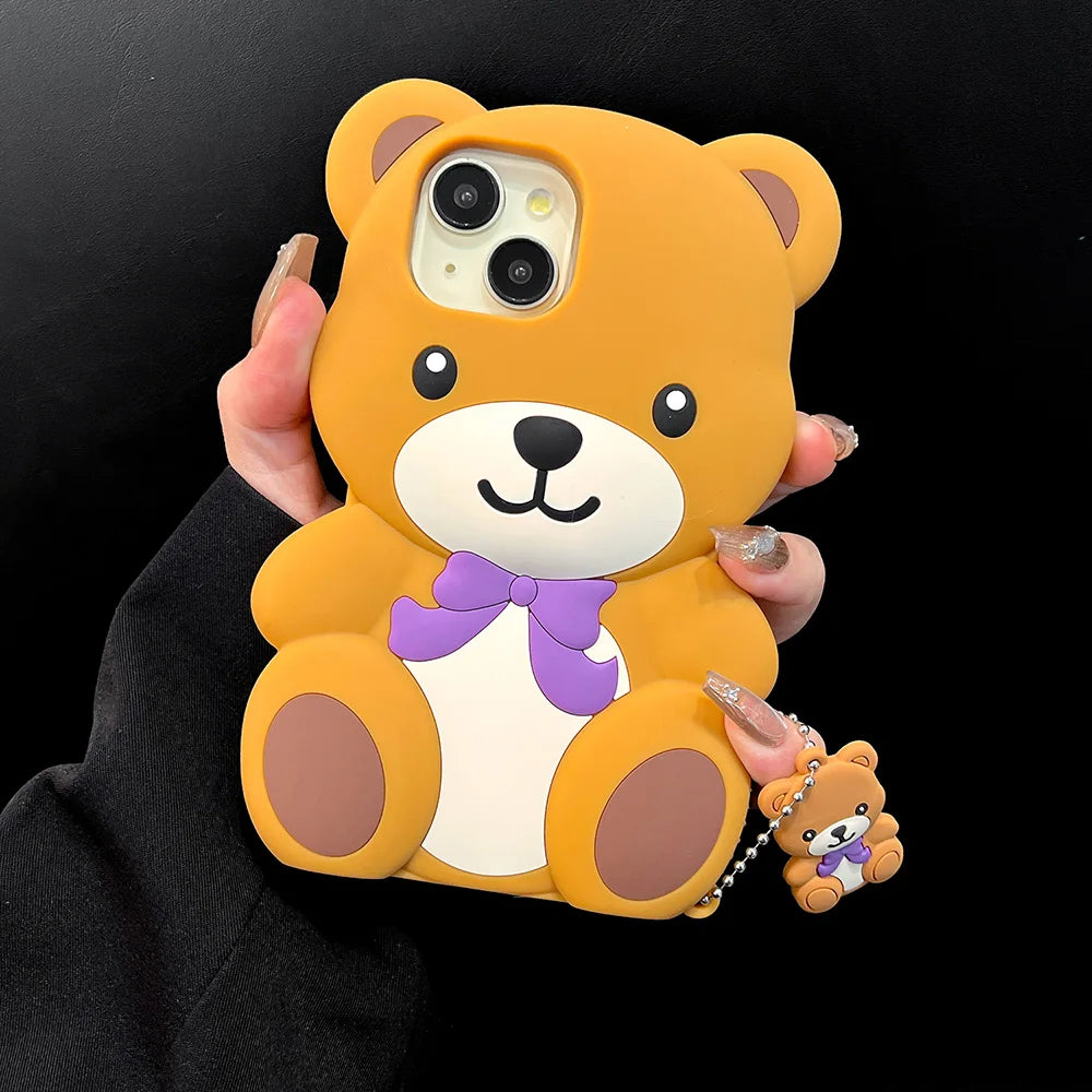 Kawaii Teddy Bear Phone Case