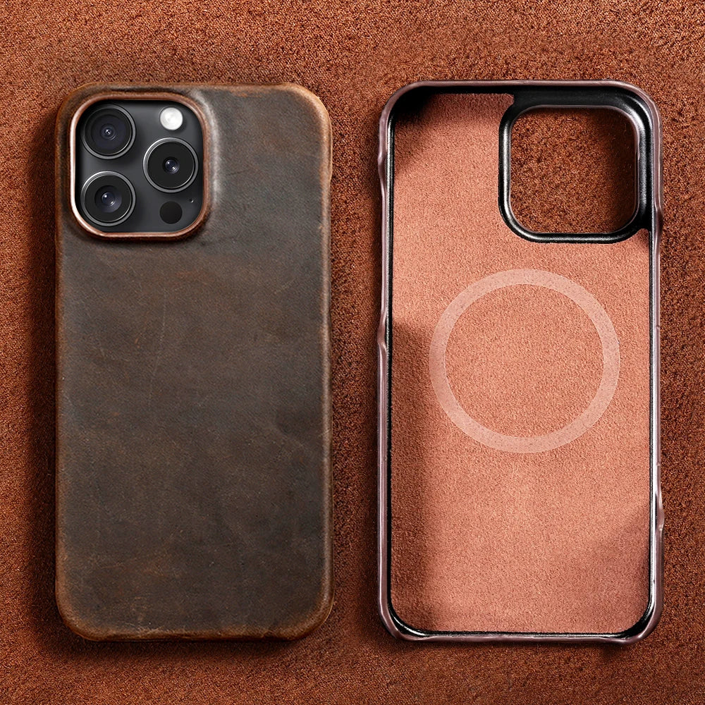 For Magsafe Case For iPhone Retro Luxury