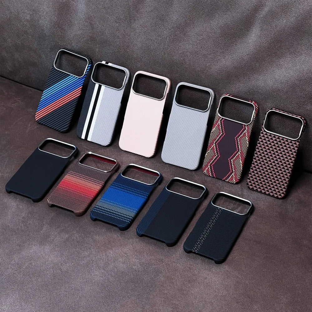 High end Kevlar Magnetic Shockproof Case For iPhone