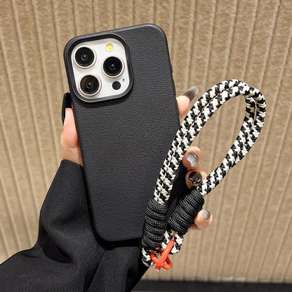 Lanyard Strap Rope Silicone Phone Case For iPhone