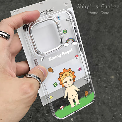 Cartoon Sony Angels Phone Case For iPhone Transparent Soft Cover