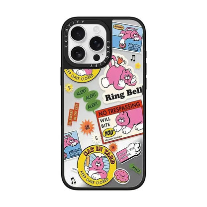 Creative Artist Cat Design Phone Case