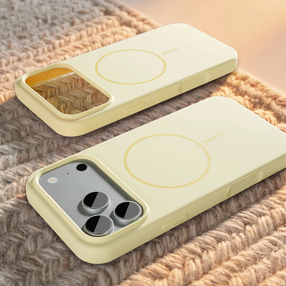 For Magsafe Wireless Charge Soft Case For iPhone