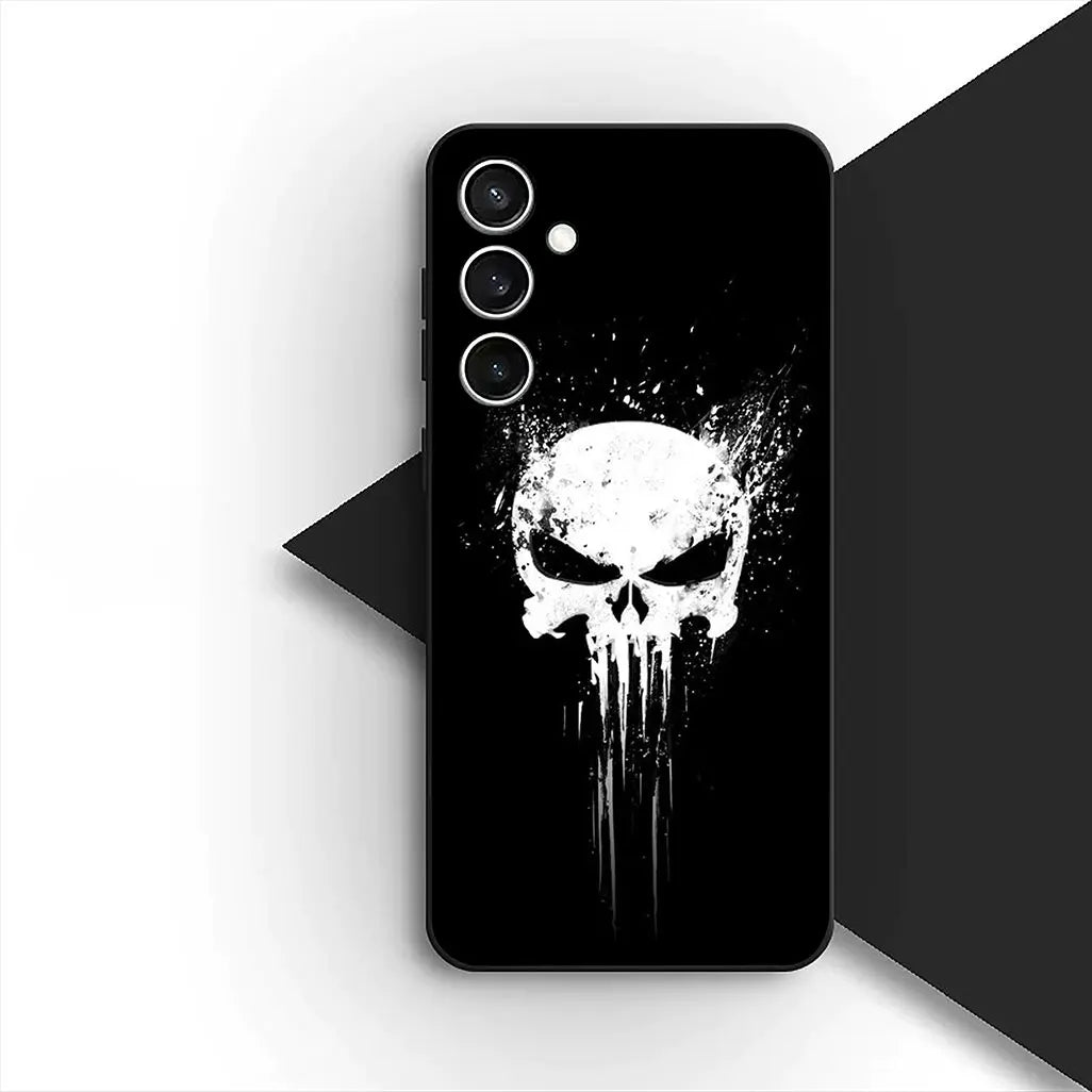 Cover For Apple iPhone The Punisher Marvel Skull