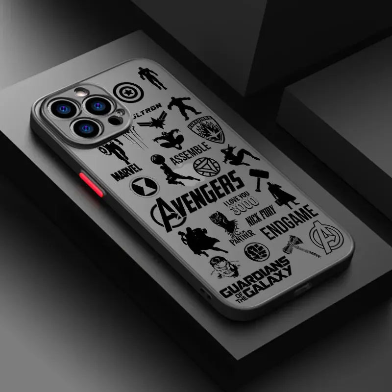 Phone Case For iPhone Marvel Super Hero Cool Comics Cover