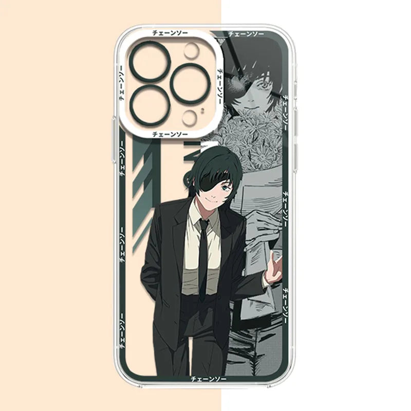 Chainsaws Mans Rese Makima Cute Phone Case For iPhone