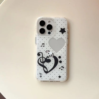 Fashion Music notation Puppy Phone Case For iPhone
