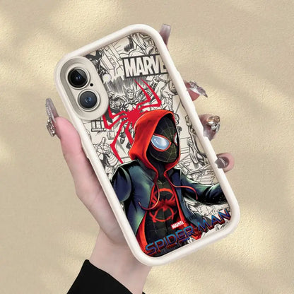 Cute Marvel Spider Men Case For iPhone Soft Shell