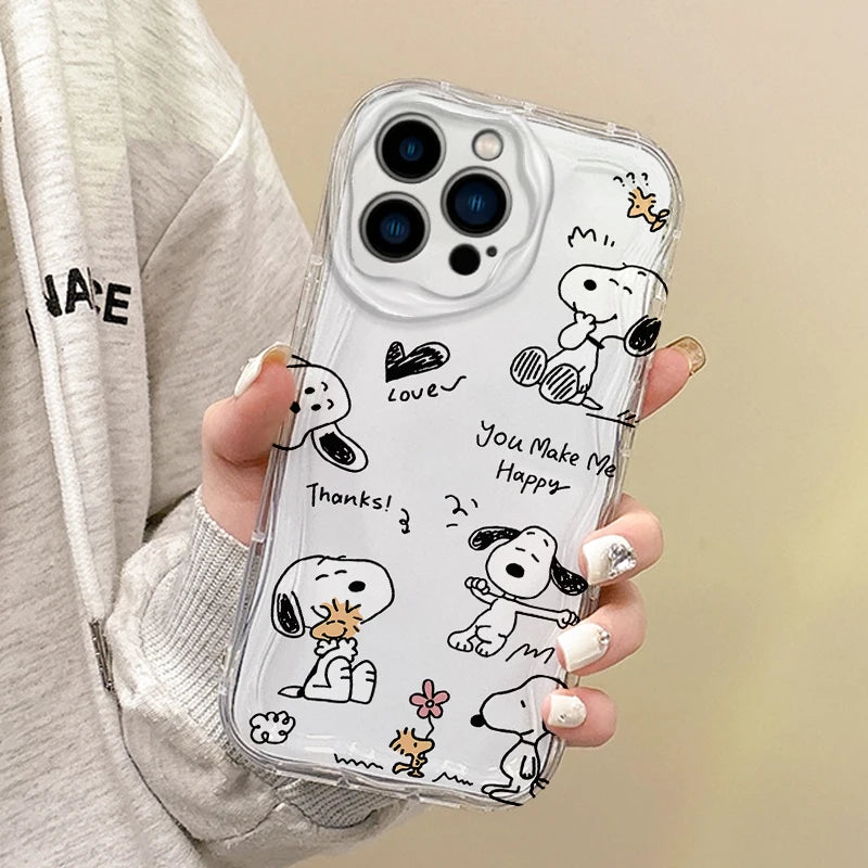 Fashion Cute Cartoon Snoopy Phone Case
