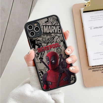 Marvel Comics Deadpool Matte Translucent Case For iPhone