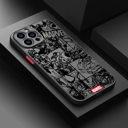 Phone Case For iPhone Marvel Super Hero Cool Comics Cover
