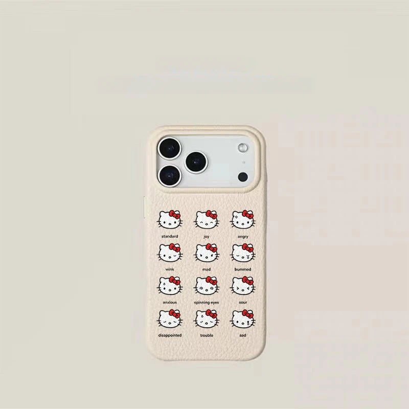Cute Cartoon Emotional Kt Phone Case For iPhone