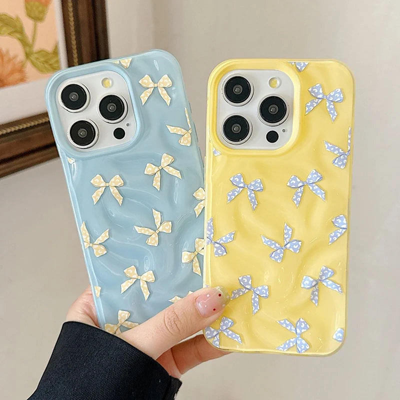 Romantic Retro Bow Know Compatible Phone Case