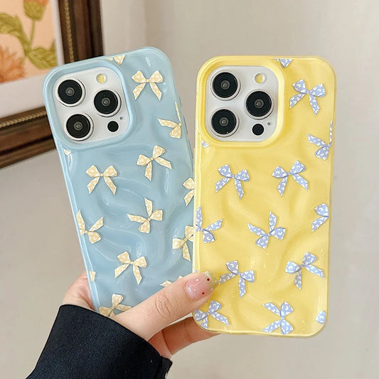 Romantic Retro Bow Know Compatible Phone Case
