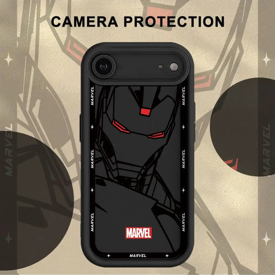 Marvel Spiderman Ironman Case For iPhone
