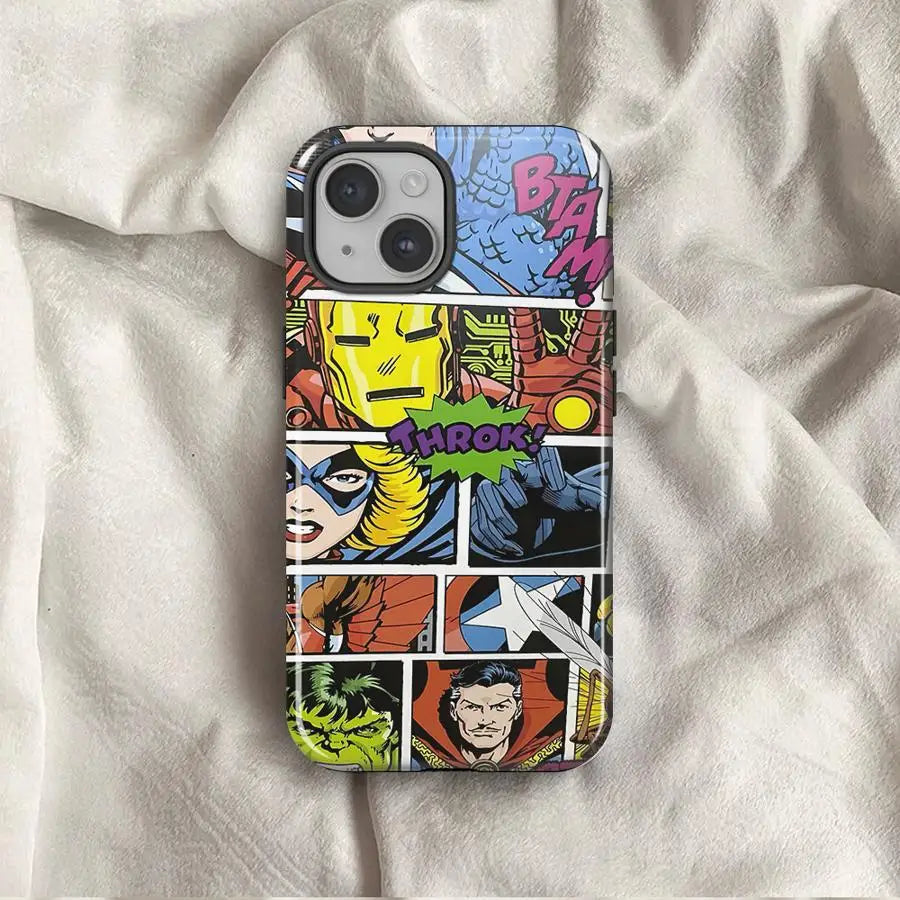 Marvel Spider Man Iron Man Phone Case For Apple iPhone