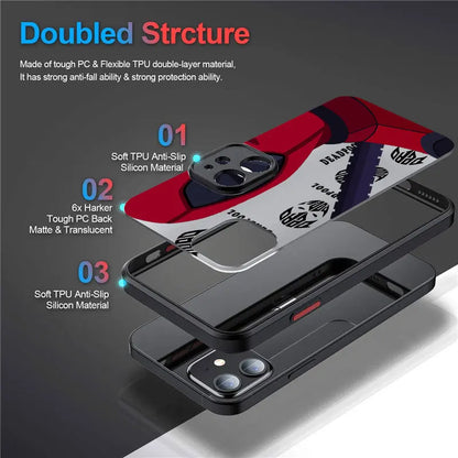 Marvel Half Face Spider Man Phone Case For iPhone