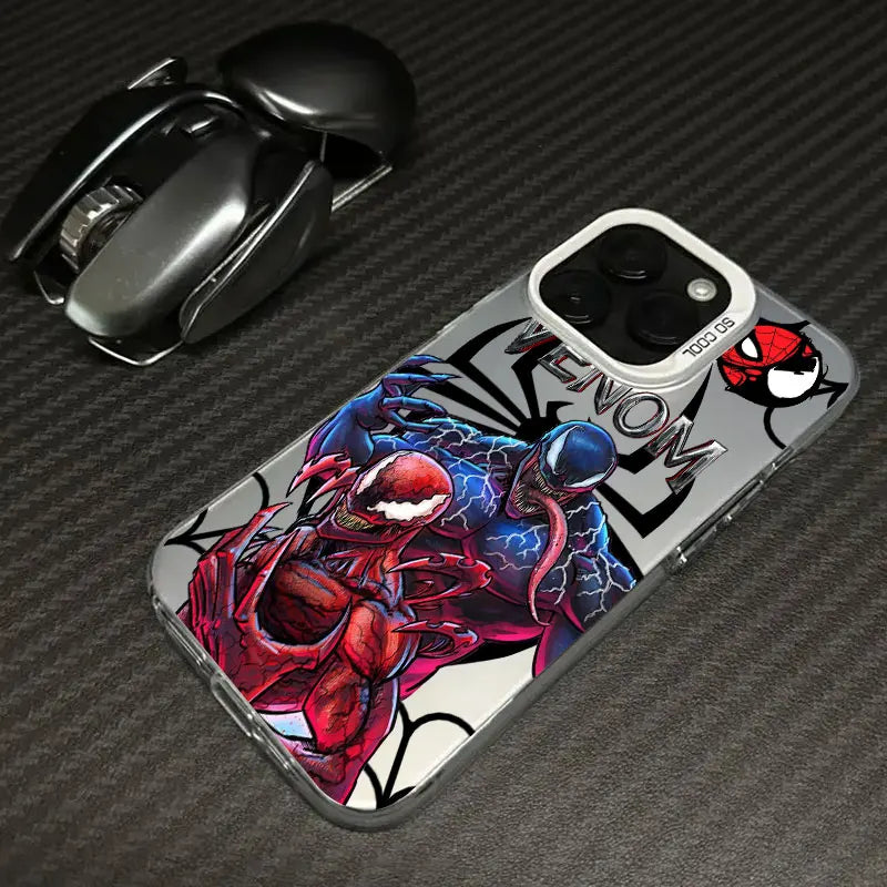 Marvel Spderman Venom Art Phone Case For iPhone