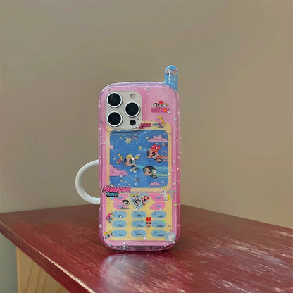 New The Pink Little Policewoman Cat Melody Big Brother Phone Case For iPhone