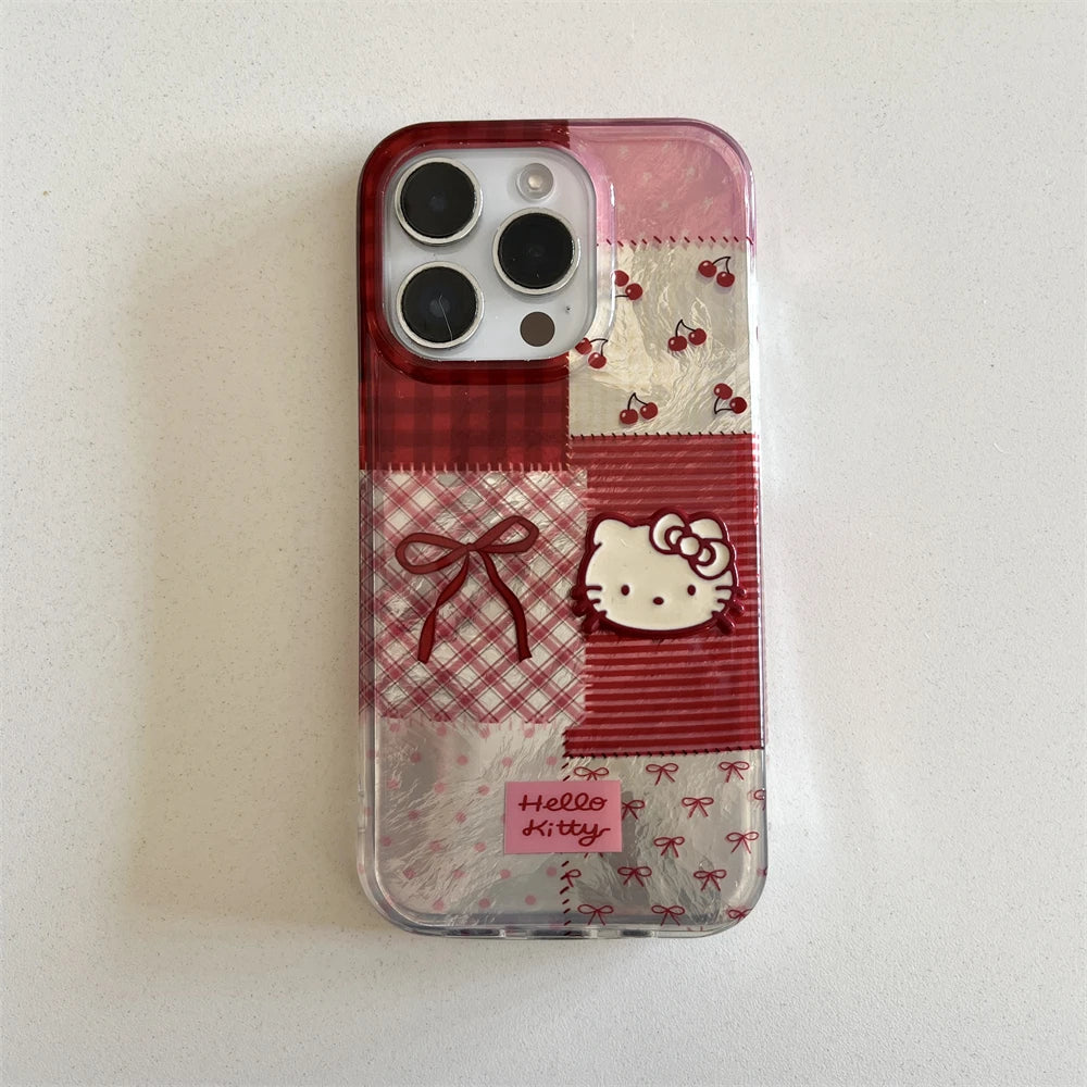 Cute Cartoon Coffee Hello Kitty Phone Case