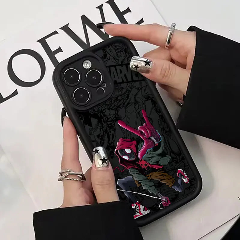 Spider Man Miles Morales Case For Apple iPhone