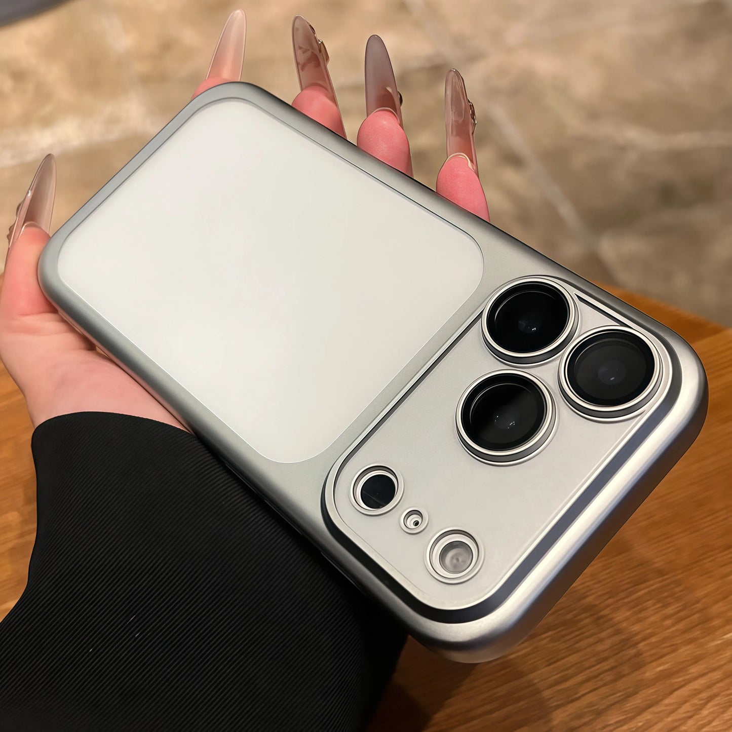 Fashion Matte Hard PC Plating Phone Case For iPhone