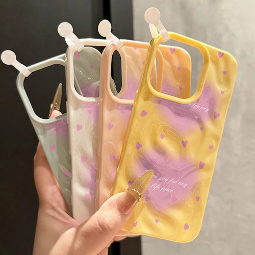 Romantic Pink Love Heart Compatible Phone Case