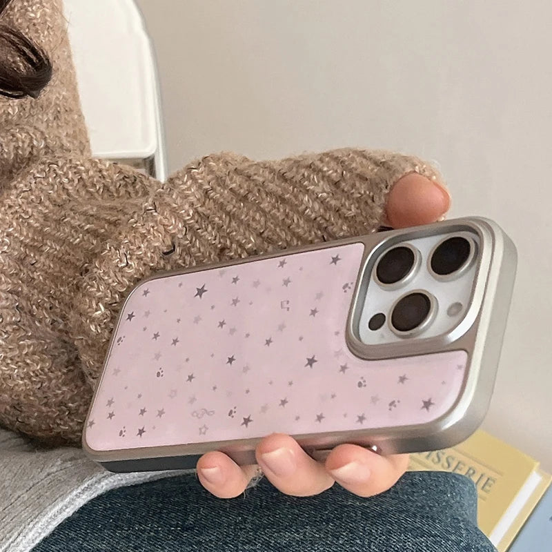 Simple Shine Star Note Pattern Phone Case