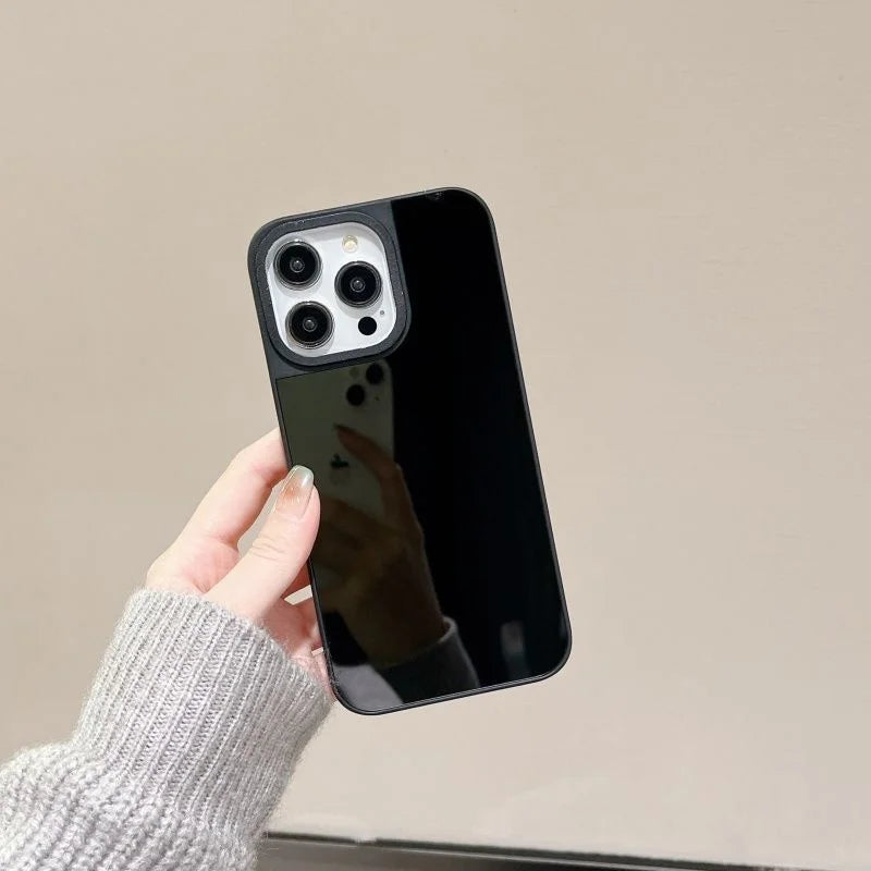 Luxury Makeup Mirror Phone Case For iPhone – MagSafe Compatible Hard Cover