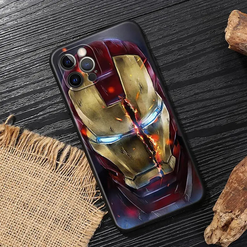 Marvel Iron Man Case For iPhone Protect Soft Funda