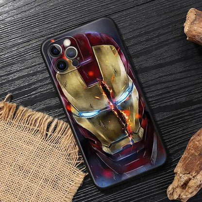 Marvel Iron Man Case For iPhone Protect Soft Funda