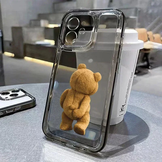 Funny Cartoon Bear Phone Case