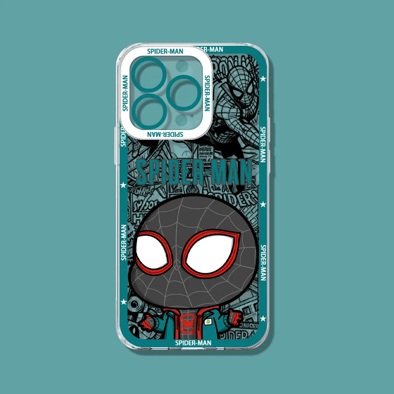 Marvel Spider Man Silicone Phone Case For iPhone